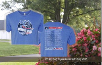 May Registration Special Includes Rally Tee for $99