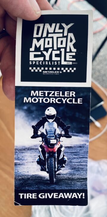 Metzeler giving away 3 sets of tires at the rally – find out how to win!