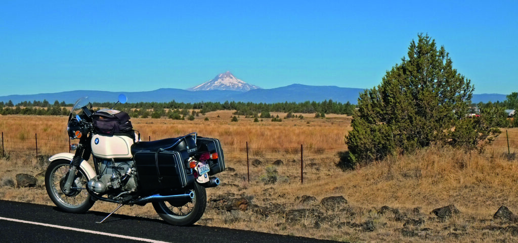 <I>Mount Hood in the distance.</I>